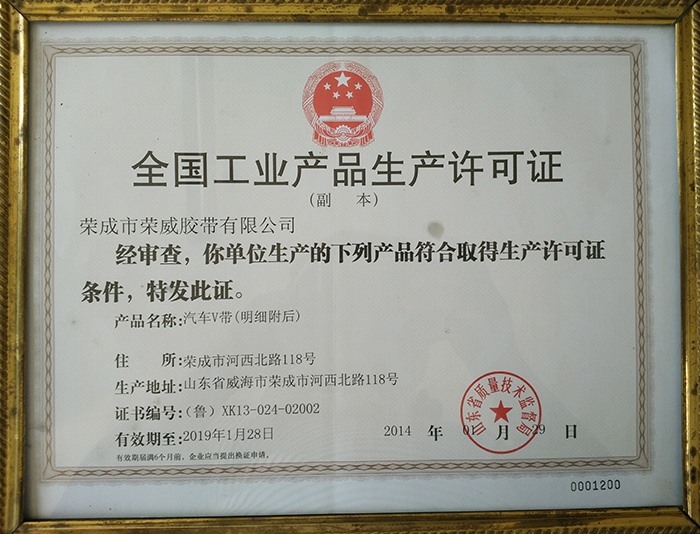 许可证副本